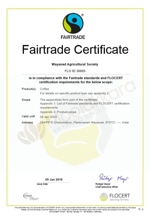 Fairtrade Certification